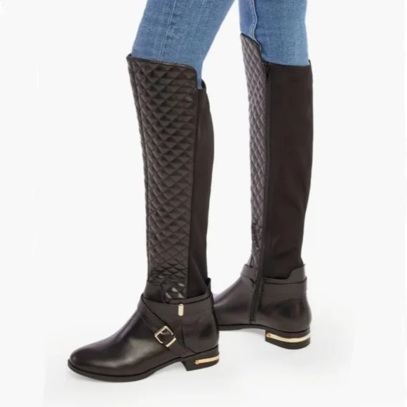 Annabeth Quilted Flat Boot size 7 - Picture 4 of 4